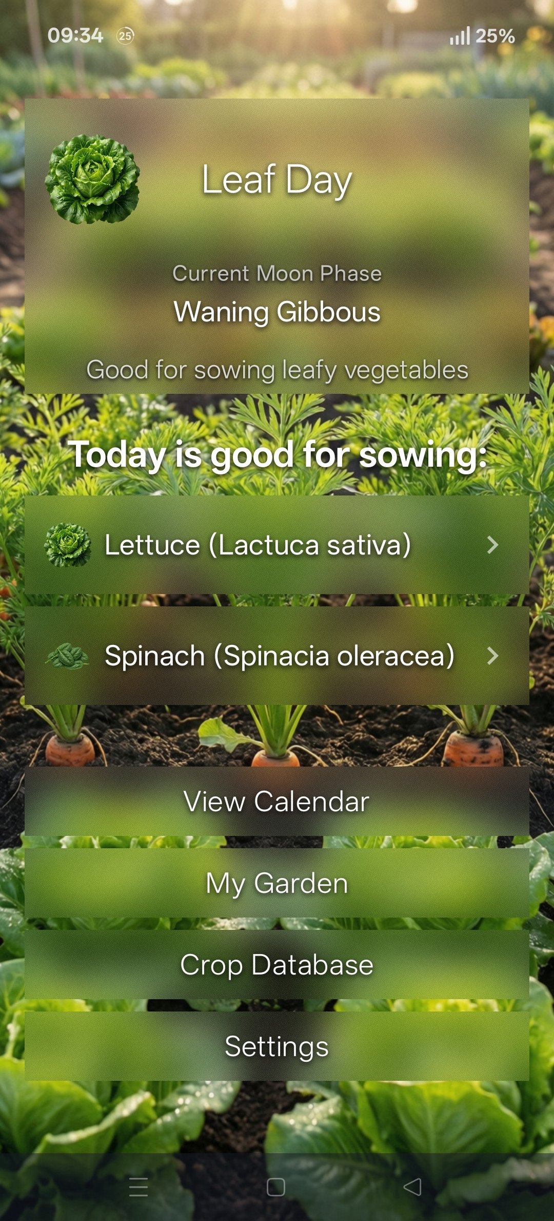 Biocosmic: Biodynamic Calendar screenshot