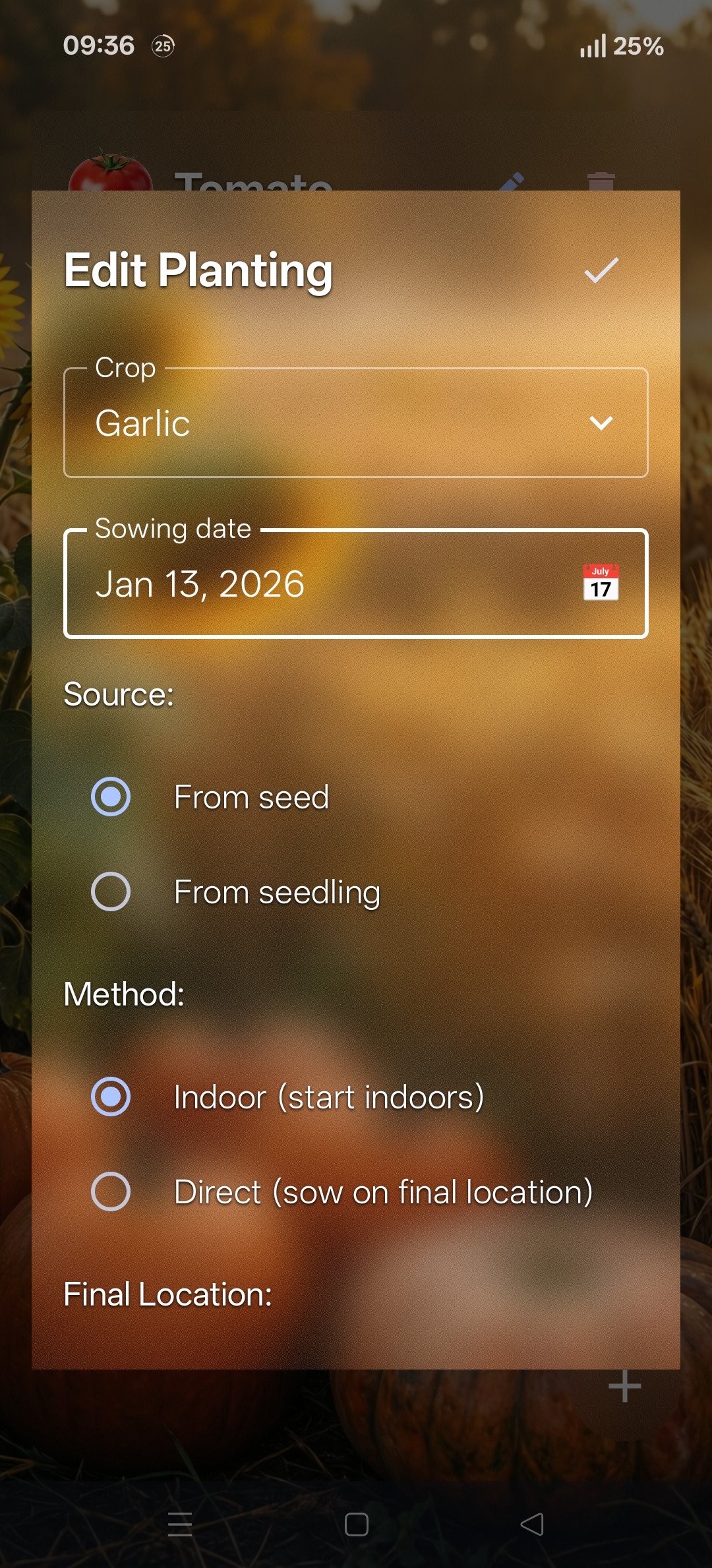 Biocosmic: Biodynamic Calendar screenshot